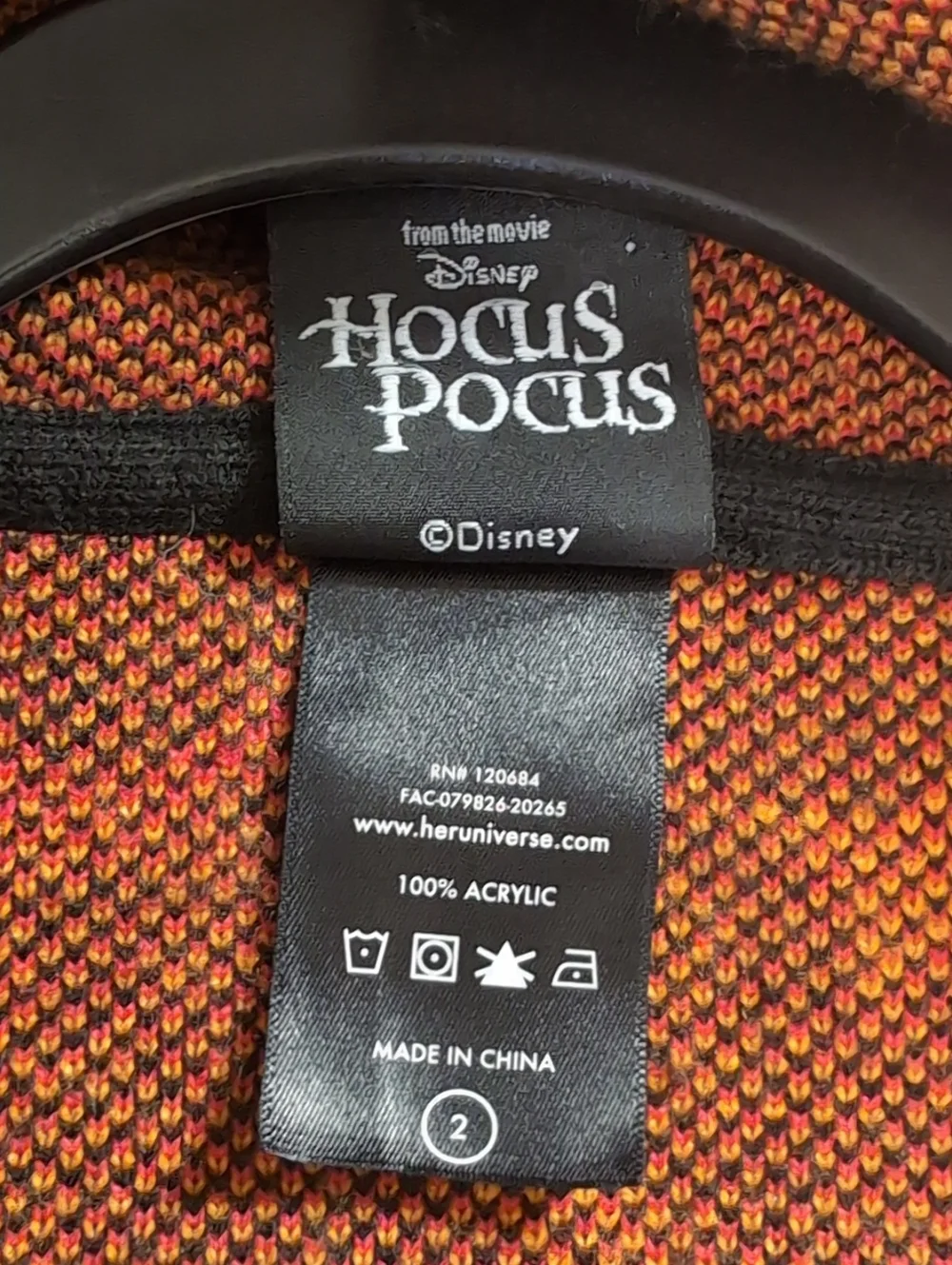 Her Universe Disney Hocus Pocus Dani Hooded Flyaway Cardigan Plus Size 2